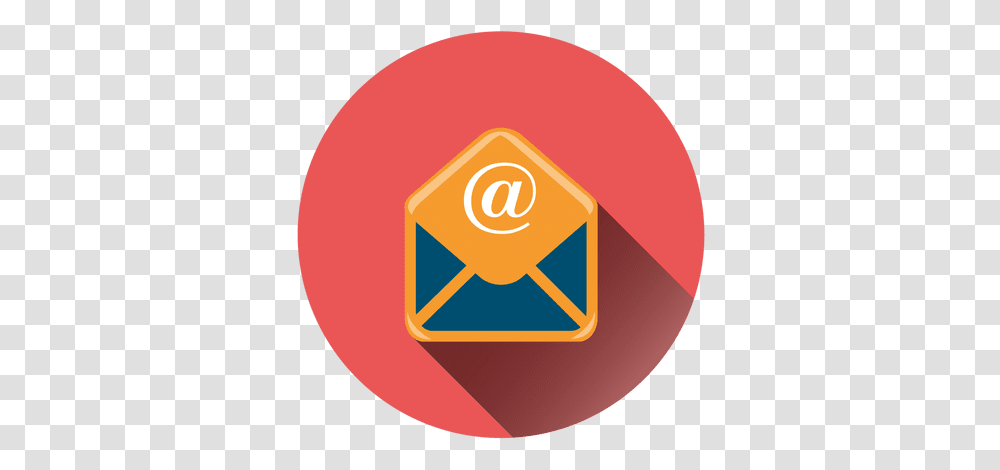 Email Circle Icon & Svg Vector File Email Vexels, Logo, Symbol, Label, Text Transparent Png