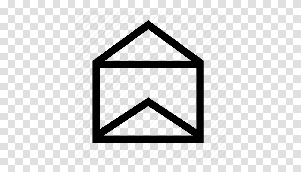 Email Envelope Line Message Open Send Telegram Icon, Nature, Outdoors, Triangle, Home Decor Transparent Png