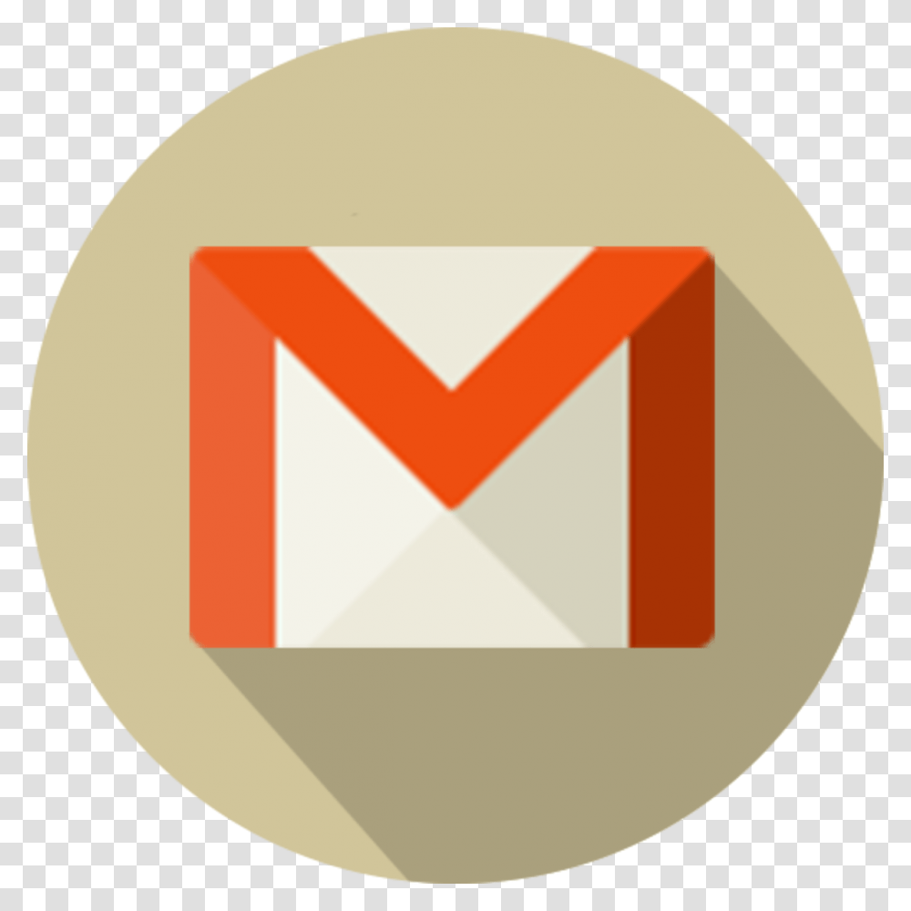 Email Gmail Logo Mail Material Icon Round Gmail Icon, Armor, Label, Text, Dish Transparent Png