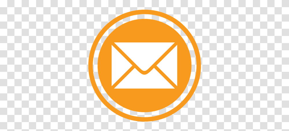 Email Icon Black Circle Envelope Email Icon Orange, Rug Transparent Png