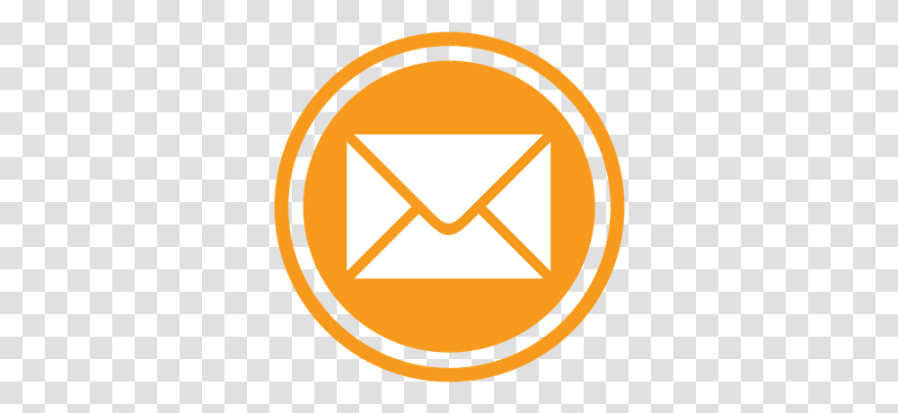 Email Icon Orange, Rug, Envelope Transparent Png