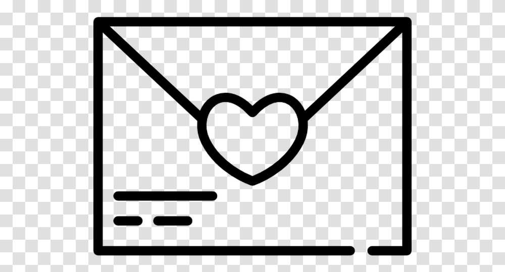 Email Icon White Outline, Gray, World Of Warcraft Transparent Png