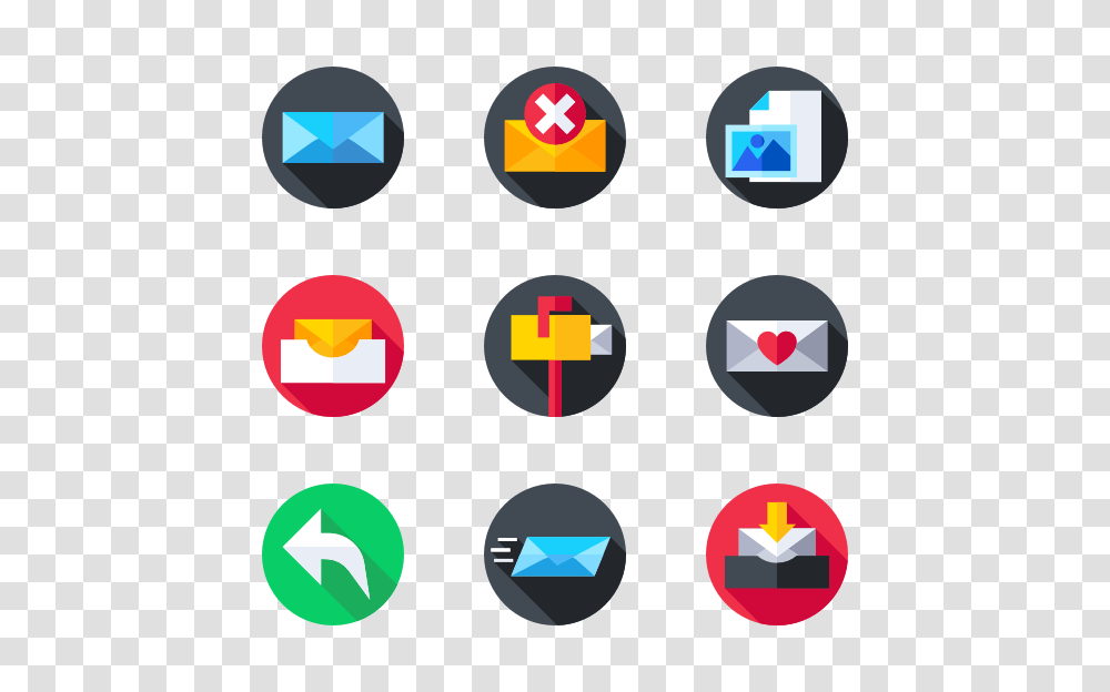 Email Icons, Pac Man Transparent Png