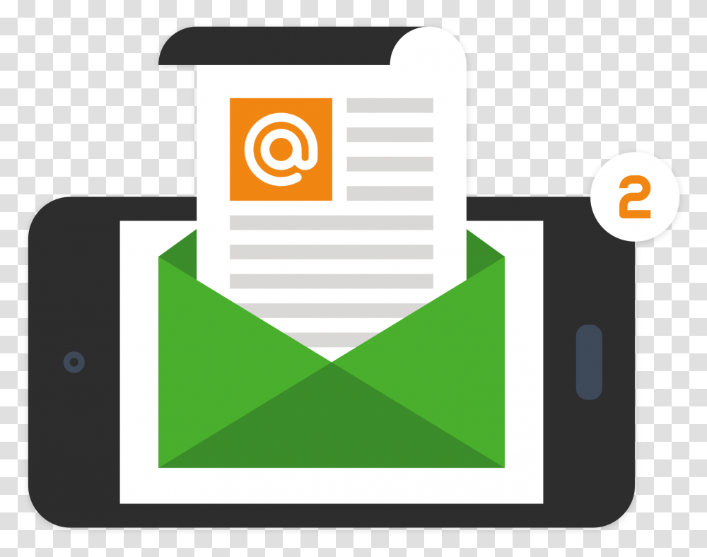 Email Marketing On Mobile Icons, Envelope, Paper Transparent Png