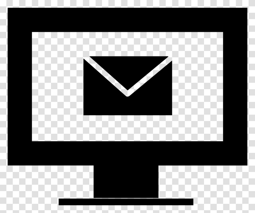 Email On Computer Screen Icon, Envelope Transparent Png