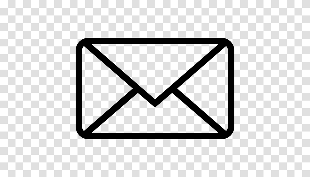 Email Outlined Envelope Back Symbol, Bow, Airmail Transparent Png