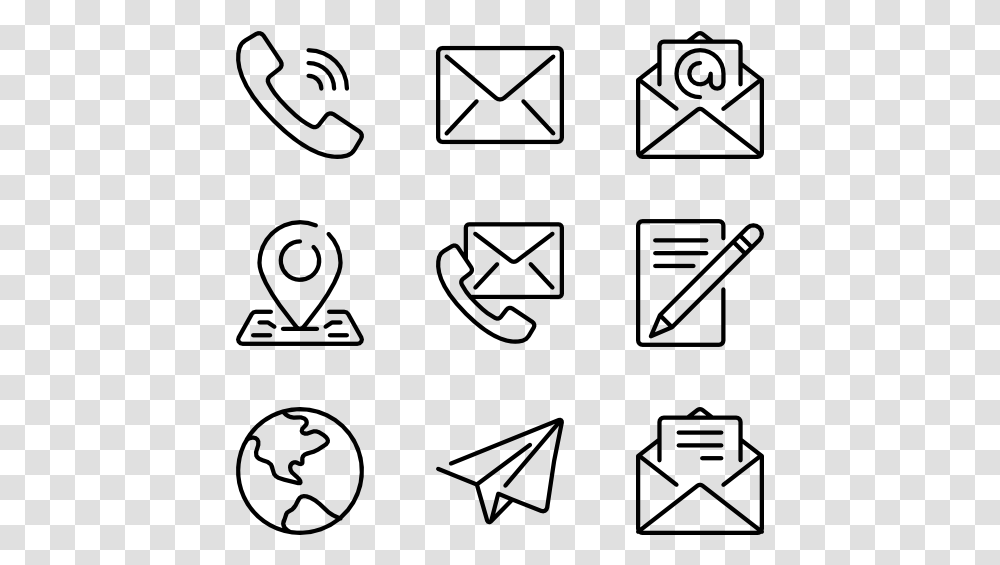Email Phone Address Icons, Gray, World Of Warcraft Transparent Png