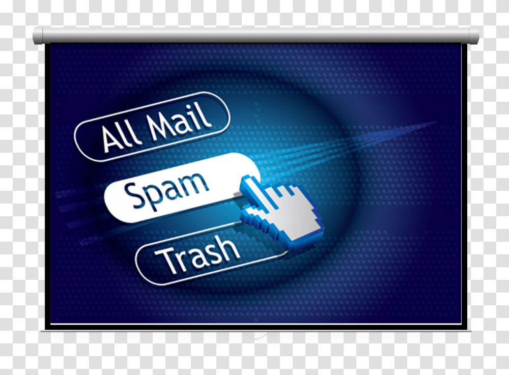 Email Security Anti Spam Image Zoom Flat Panel Display, Electronics, Label, Credit Card Transparent Png