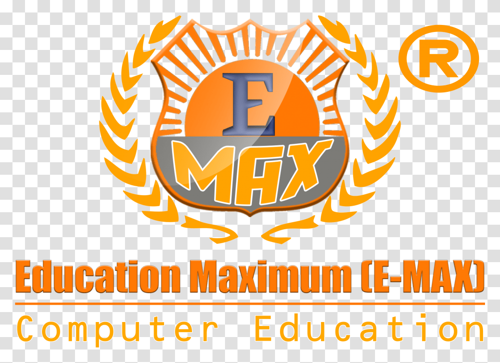 Emax Computer Education Logo, Poster, Advertisement, Emblem Transparent Png