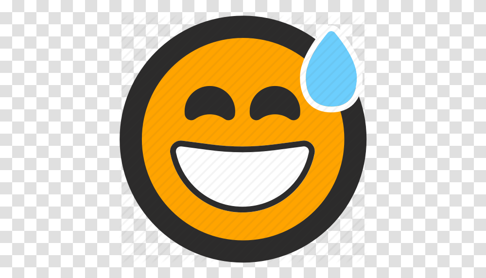 Embarrassed Emoji Expressions Funny Nervous Roundettes, Label, Sticker, Plant Transparent Png