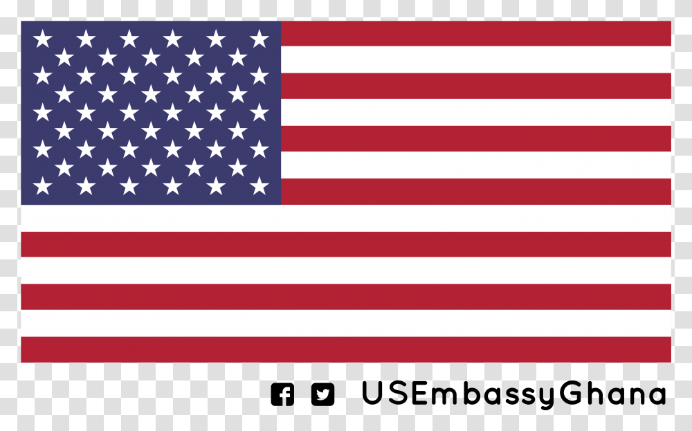 Embassy Of United States Ghana American Flag Transparent Png