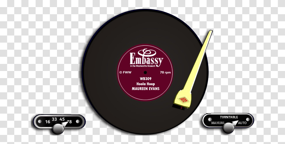 Embassy Records Wb309 Circle, Label, Cowbell, Tool Transparent Png