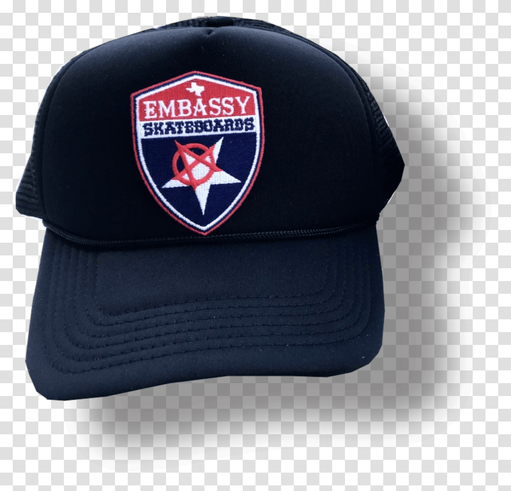 Embassy Shield Logo For Baseball, Clothing, Apparel, Baseball Cap, Hat Transparent Png