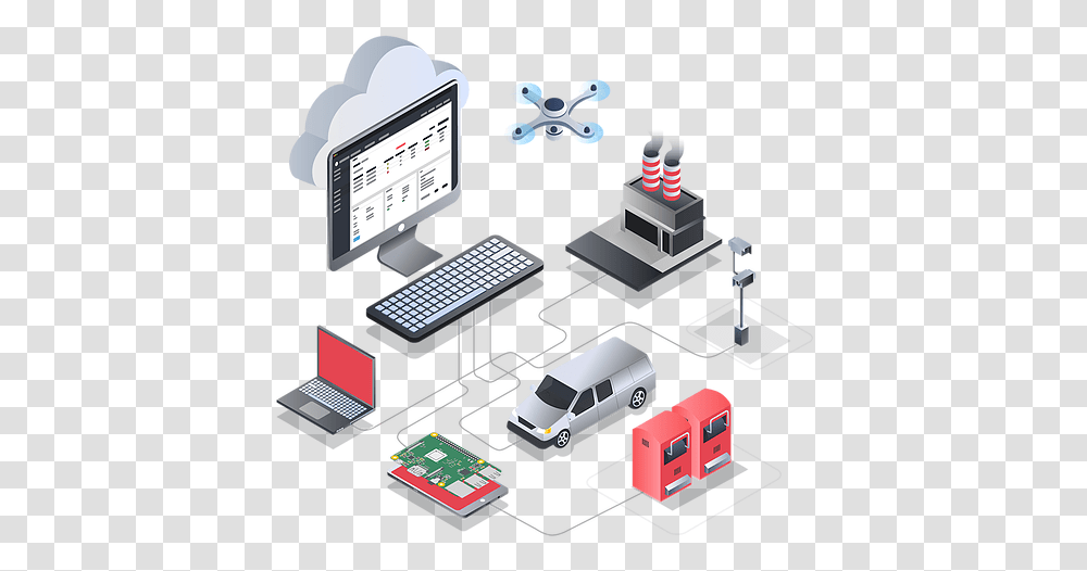 Embedded Linux And Iot Device Management Upswift Model Car, Computer Keyboard, Computer Hardware, Electronics, Pc Transparent Png