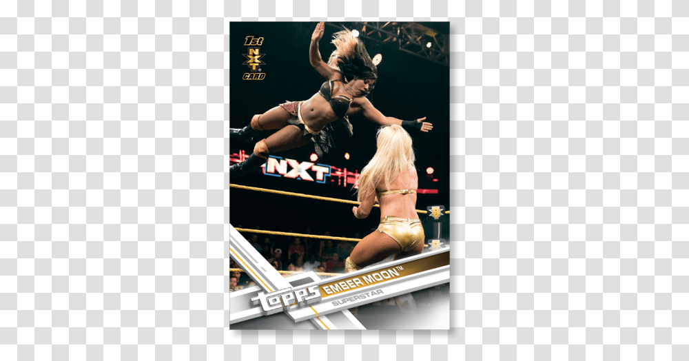 Ember Moon 2017 Topps Wwe Base Cards Poster Ember Moon Vs Mandy Rose, Person, Human, Sport, Sports Transparent Png