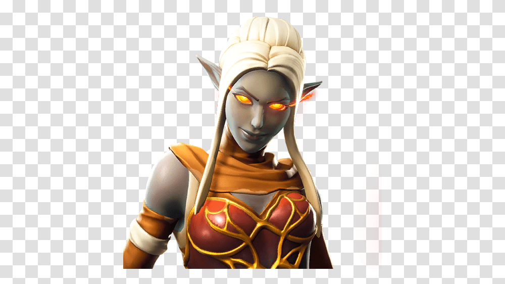 Ember Outfit Fortnite Wiki Fortnite Ember Skin, Figurine, Head, People, Person Transparent Png