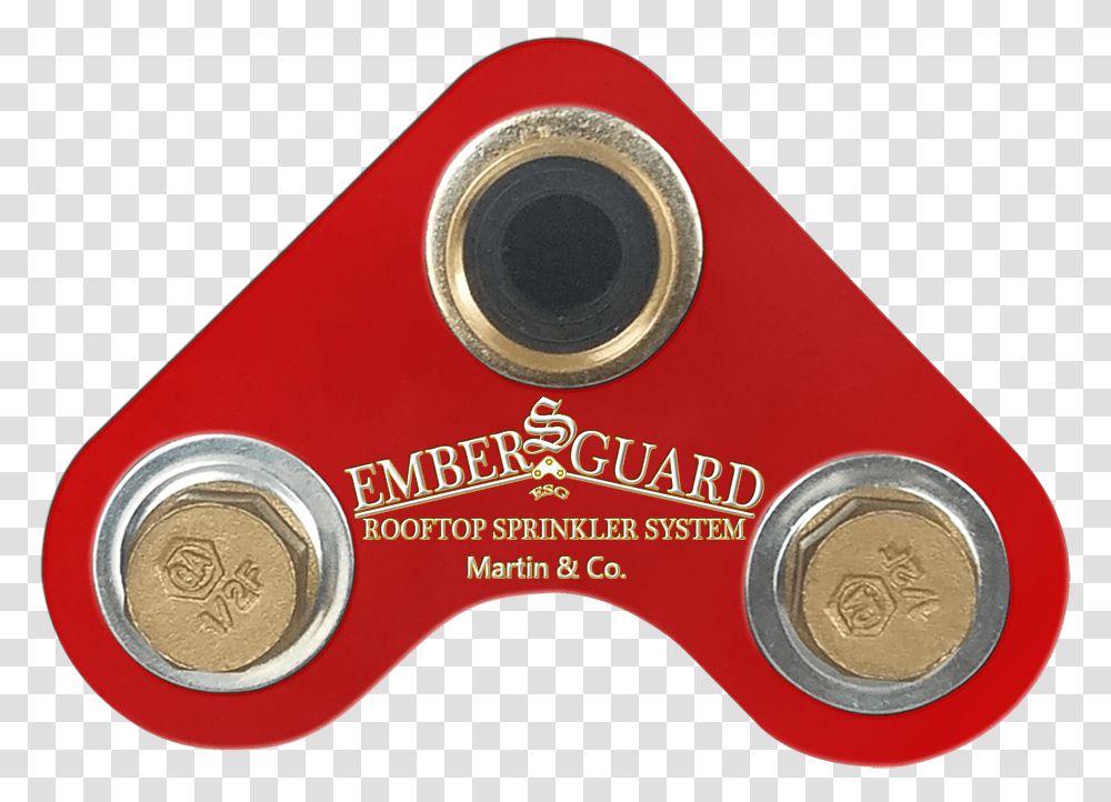 Ember S Guard Rooftop Sprinkler System Circle, Bronze, Logo, Trademark Transparent Png