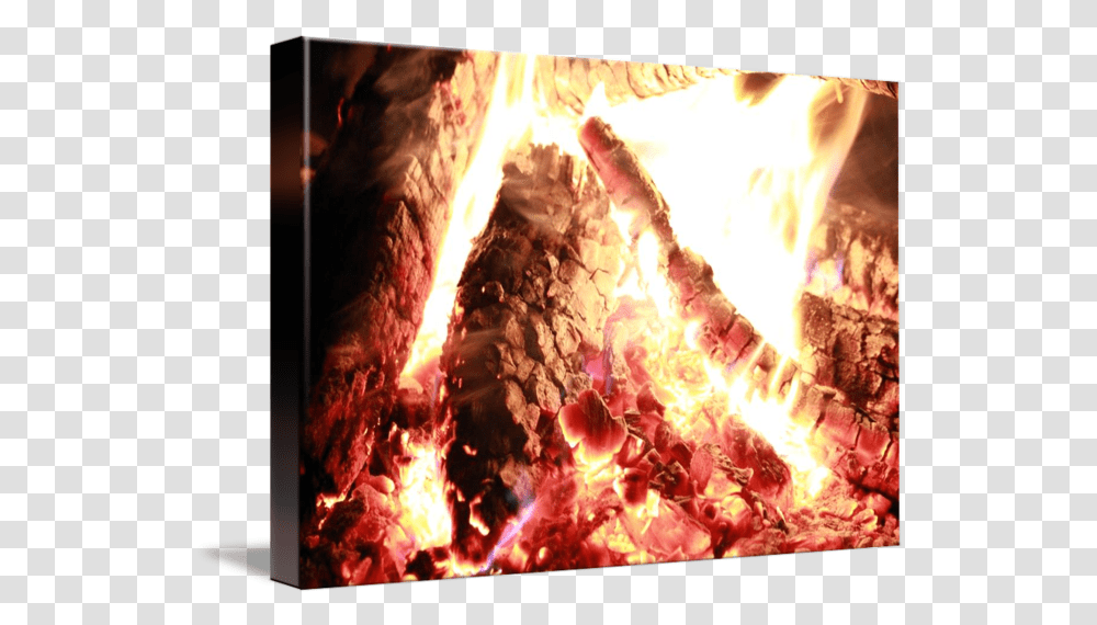 Embers By Joshua Bartman Flame, Bonfire, Indoors, Fireplace, Adventure Transparent Png