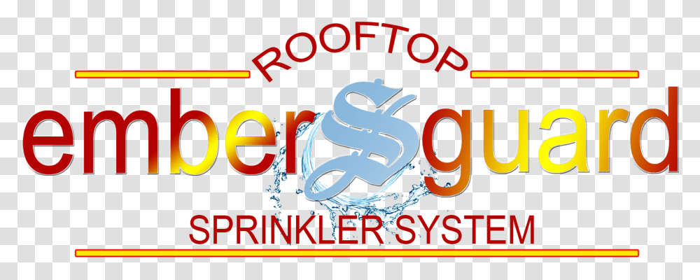 Embers Guard Rooftop Sprinkler System Graphic Design, Alphabet, Label, Advertisement Transparent Png