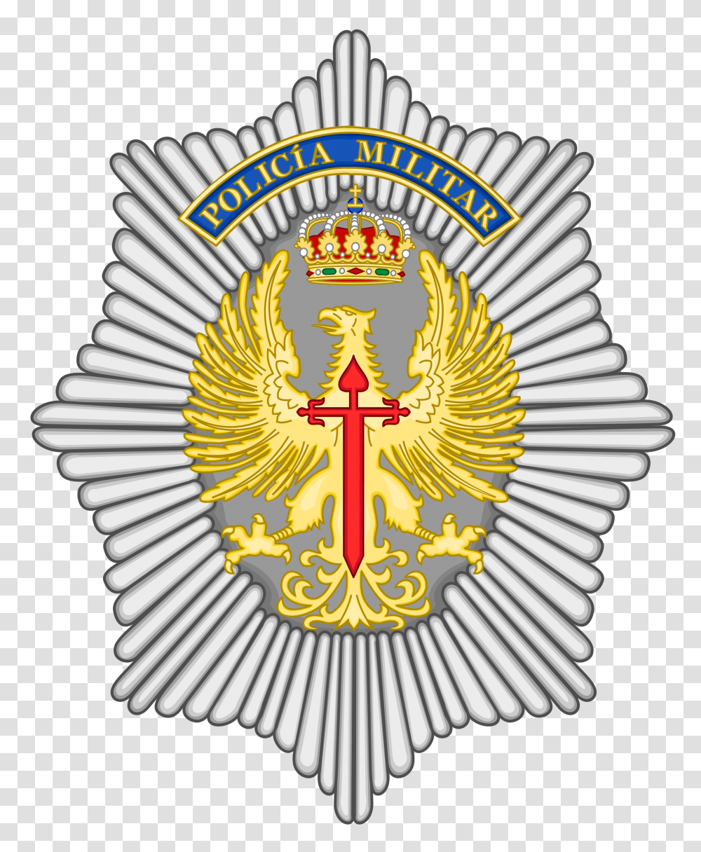 Emblem And Badge Of The Spanish Army Military Police, Logo, Trademark Transparent Png