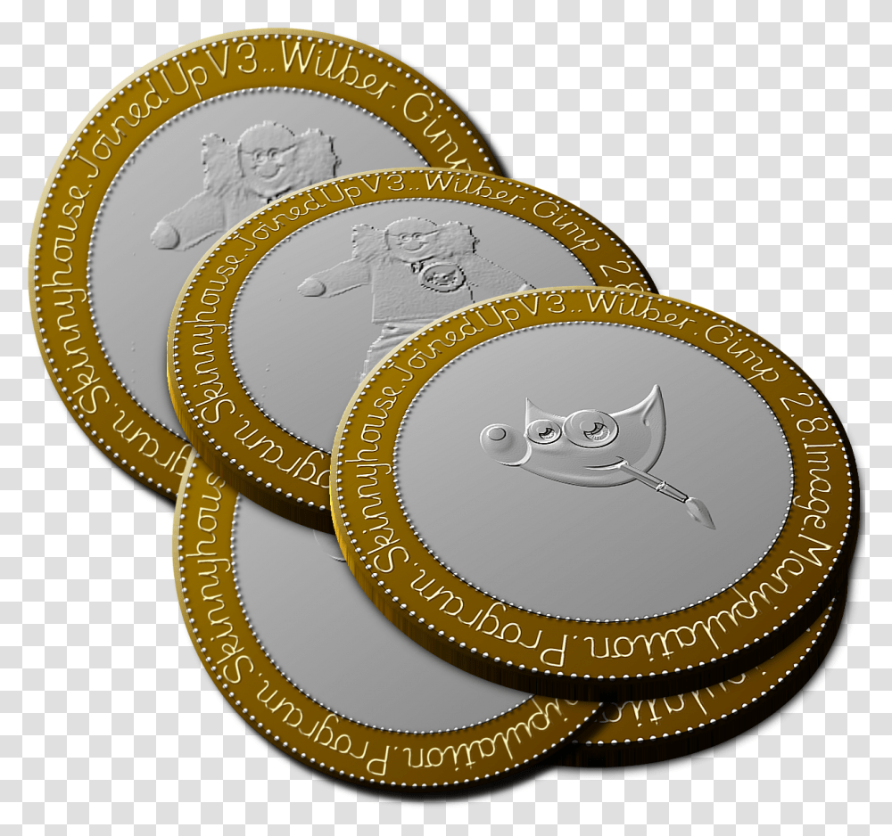 Emblem, Coin, Money, Gold Transparent Png