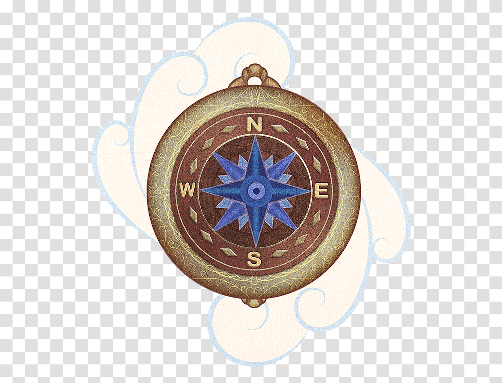 Emblem, Compass, Locket, Pendant, Jewelry Transparent Png