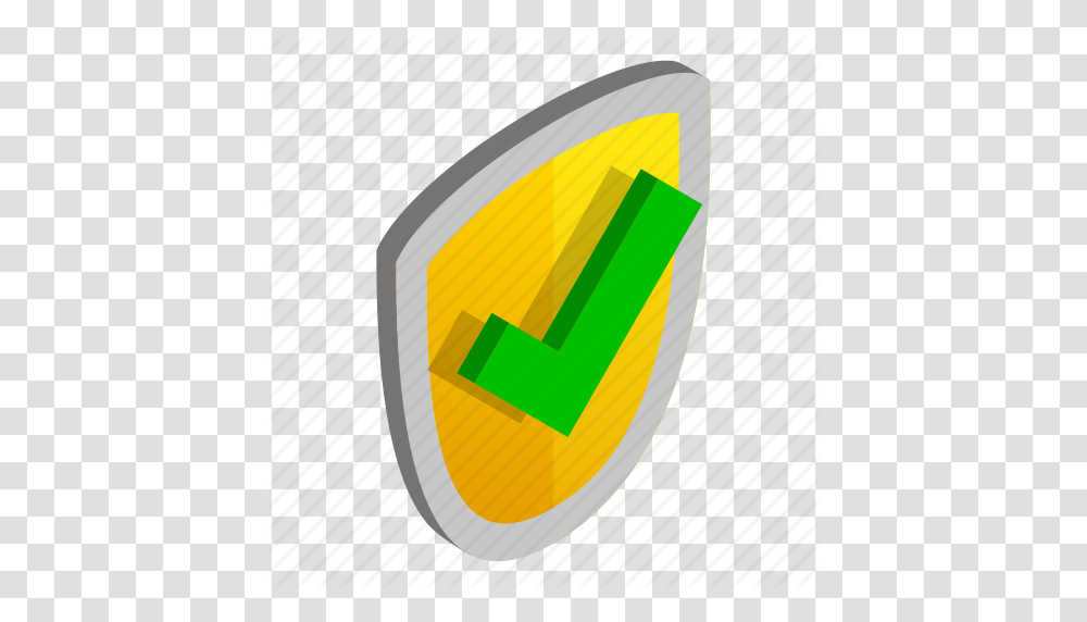 Emblem Gold Green Isometric Security Shield Yellow Icon, Sweets Transparent Png