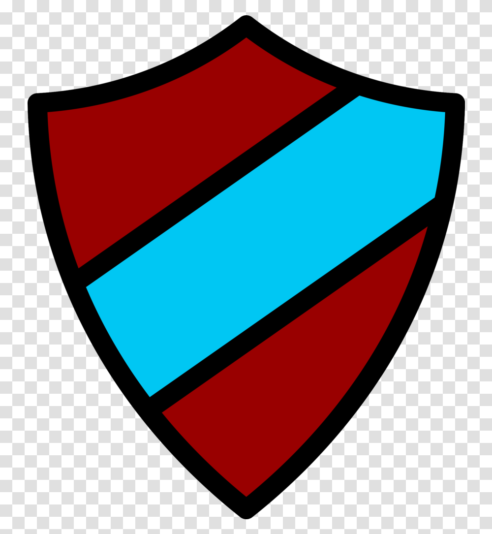 Emblem Icon Dark Red Light Blue Hd Download Full Size Vertical, Shield, Armor Transparent Png