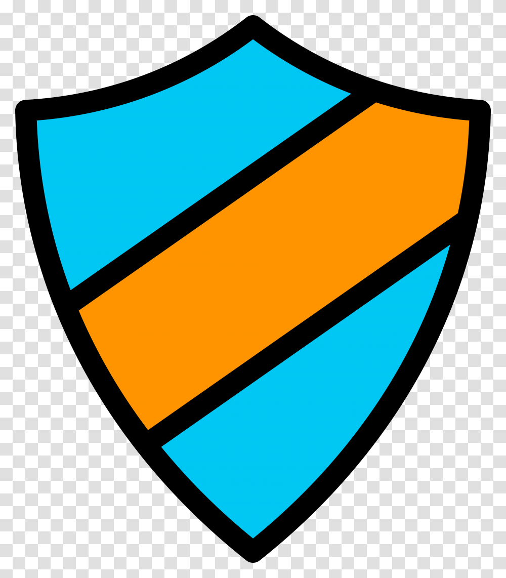 Emblem Icon Light Blue Orange, Armor, Shield, Rug, Plectrum Transparent Png