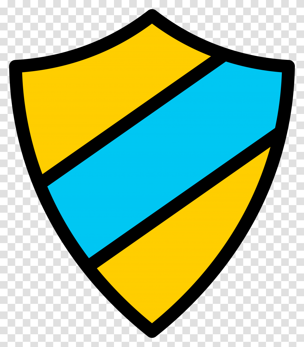 Emblem Icon Yellow Light Blue, Shield, Armor Transparent Png