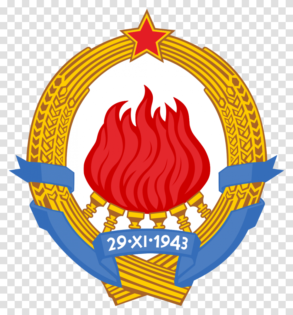Emblem Of Sfr Yugoslavia Yugoslavia Emblem, Logo, Trademark, Badge Transparent Png