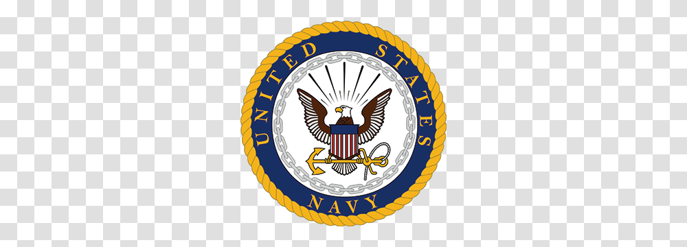 Emblem Of The United States Navy, Logo, Trademark, Badge Transparent Png