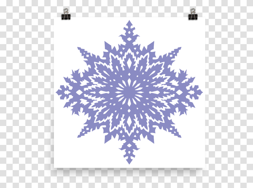 Emblem, Snowflake, Rug, Pattern Transparent Png