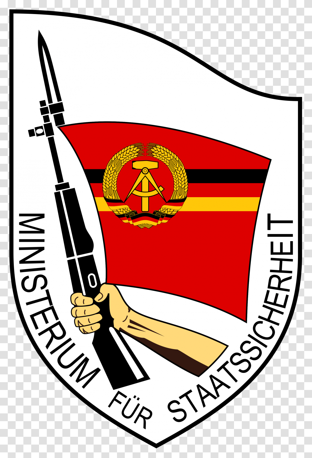 Emblem Stasi, Logo, Trademark, Military Transparent Png