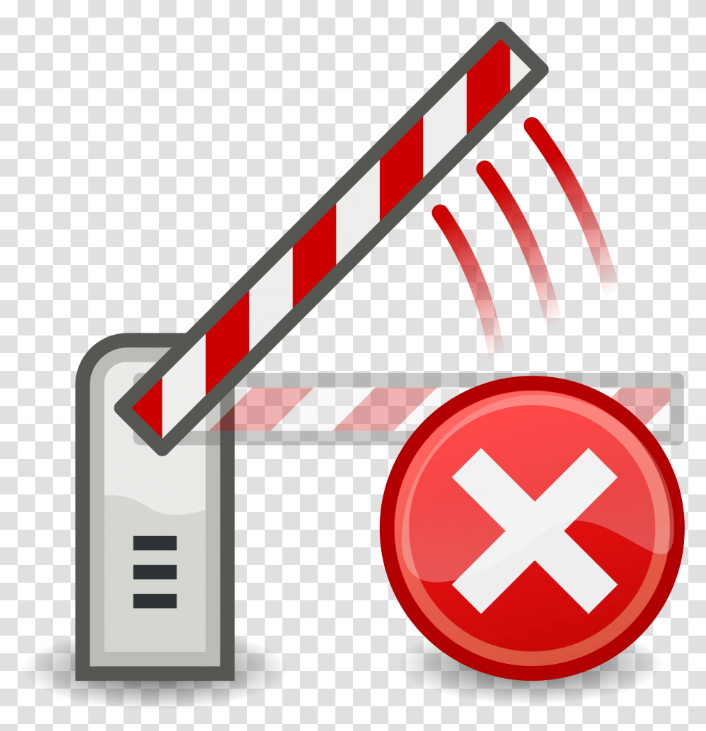 Emblem Unblock Denied Icon, First Aid, Fence, Barricade Transparent Png