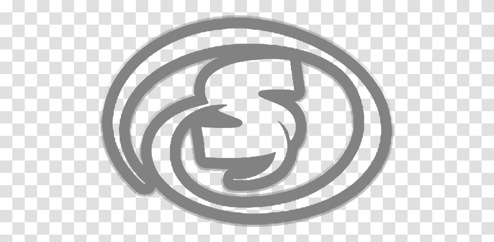 Emblem White Discord Logo, Text, Label, Rug, Symbol Transparent Png