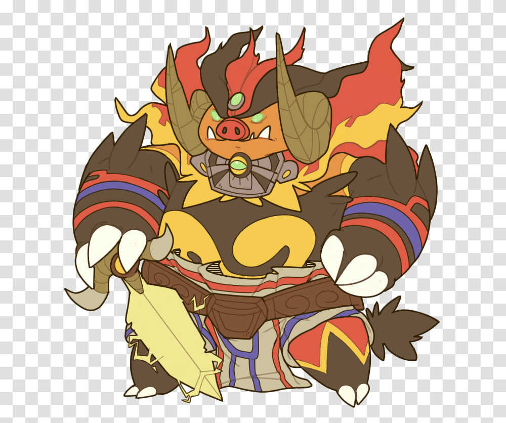 Emboar Pokemon Legends Of Zelda, Fireman Transparent Png