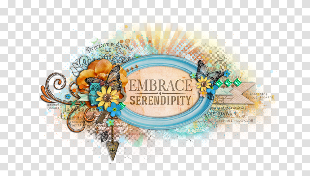 Embrace Serendipity Illustration, Advertisement, Poster Transparent Png