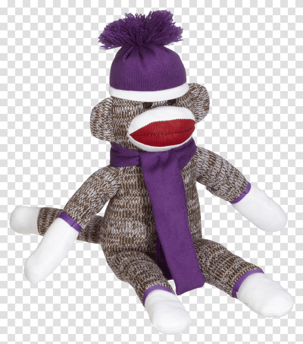 Embroider Buddy Sock Monkey Teddy Bear, Apparel, Plush, Toy Transparent Png