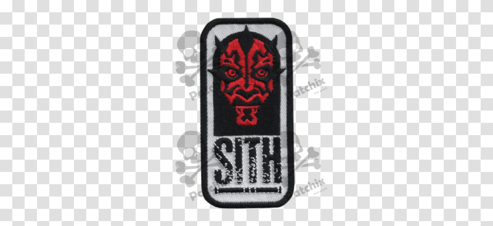 Embroidered Patch Star Wars Sith Parche Star Wars Sith, Label, Text, Rug, Game Transparent Png