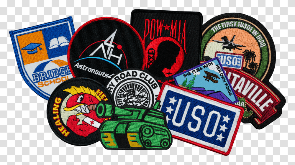 Embroidered Patches Uso, Label, Logo Transparent Png
