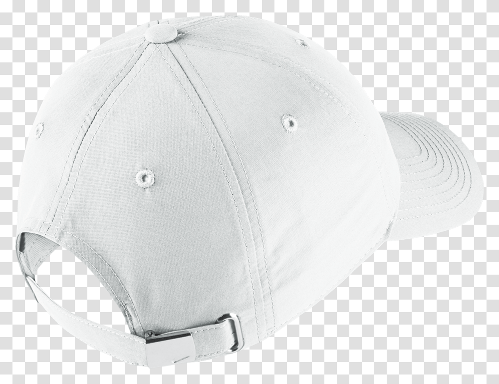 Embroidered White Cap Baseball Cap, Apparel, Hat Transparent Png