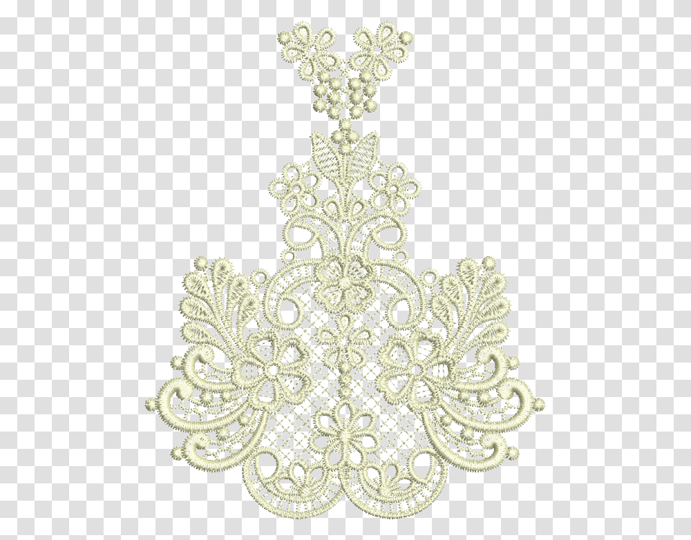 Embroidery, Chandelier, Lamp, Lace Transparent Png