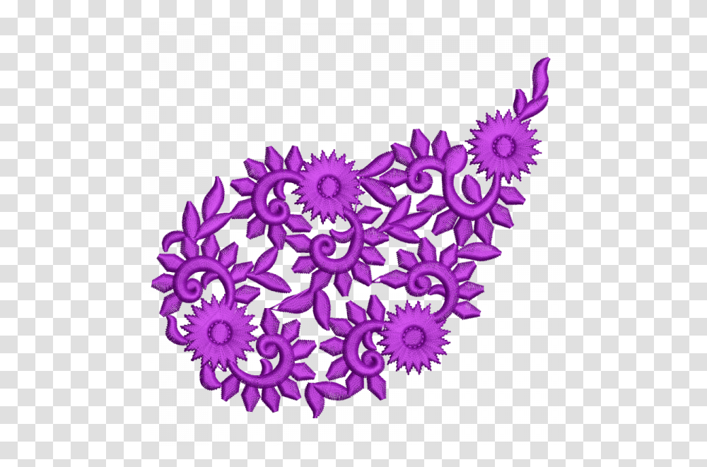 Embroidery Designs Embroidery Designs, Pattern, Purple, Rug, Fractal Transparent Png