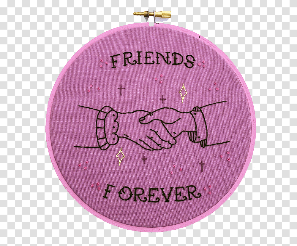 Embroidery Hoop Best Friends, Pattern, Ornament, Rug, Birthday Cake Transparent Png
