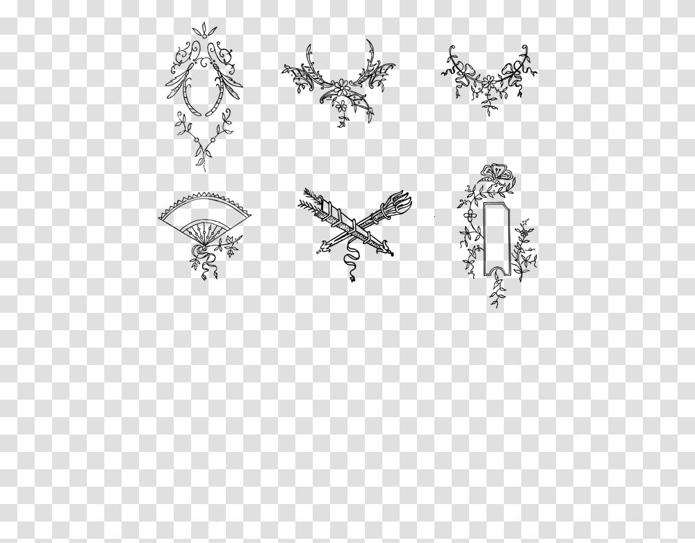 Embroidery Pattern Embroidery Pattern Stitch Embroidery, Gray, World Of Warcraft Transparent Png