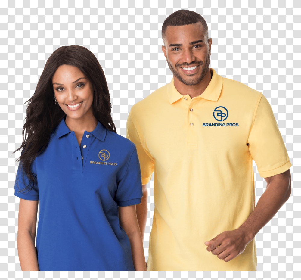 Embroidery Polo Shirts With Logo Embroidered Company Shirts, Sleeve, Apparel, Person Transparent Png