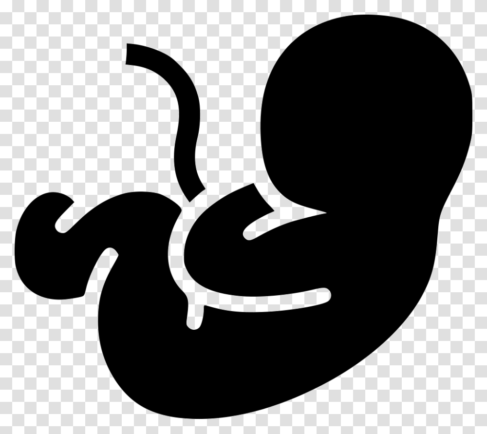 Embryo Fetus Pregnancy Pregnant Motherhood Icon Free, Stencil, Label, Smoke Pipe Transparent Png