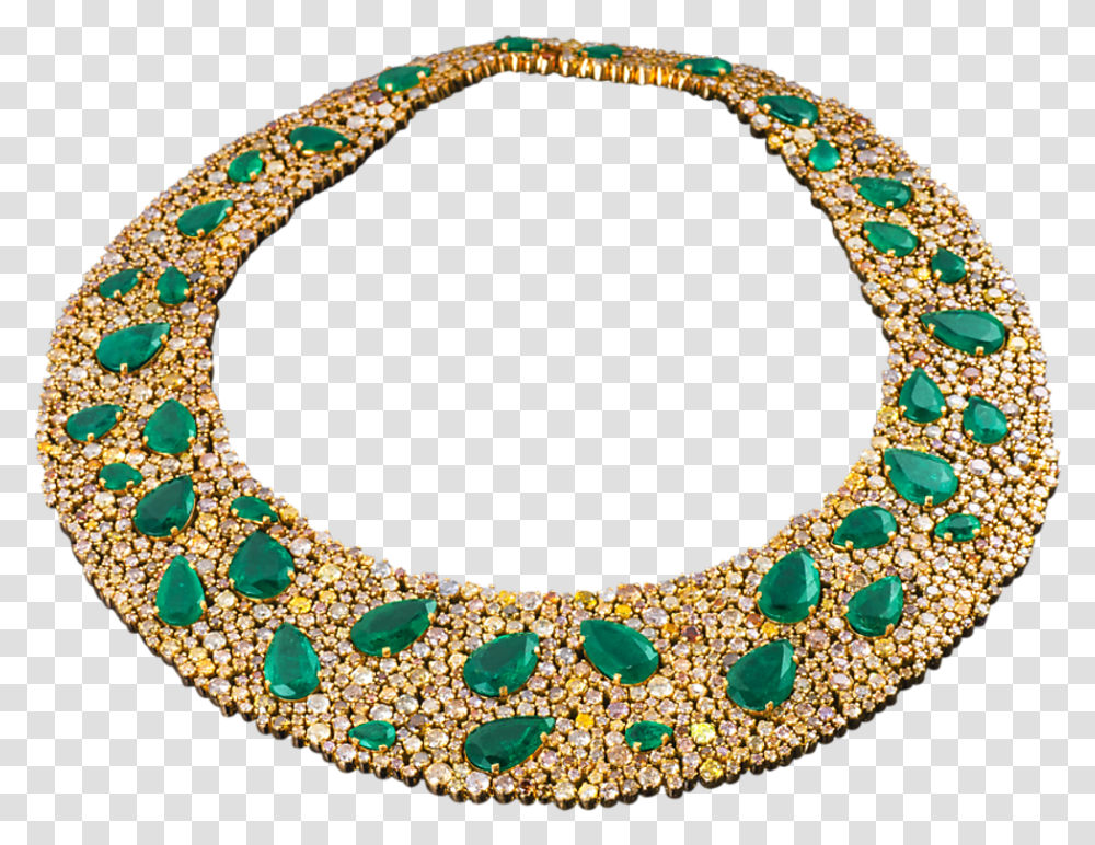 Emerald Amp Multi Colored Diamond Bib Necklace Diamond Bib Necklace, Jewelry, Accessories, Accessory, Ornament Transparent Png