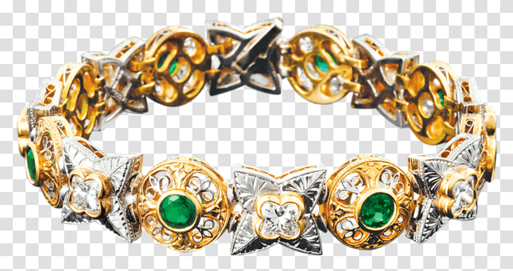Emerald And Diamond Bracelet By Beaudry Bracelet, Accessories, Accessory, Jewelry, Buckle Transparent Png